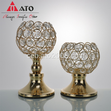 Aso Glass Candle Holder Candle Candlesicks